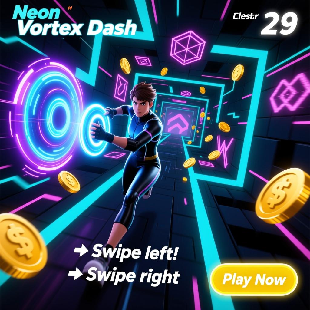 Neon Vortex Dash