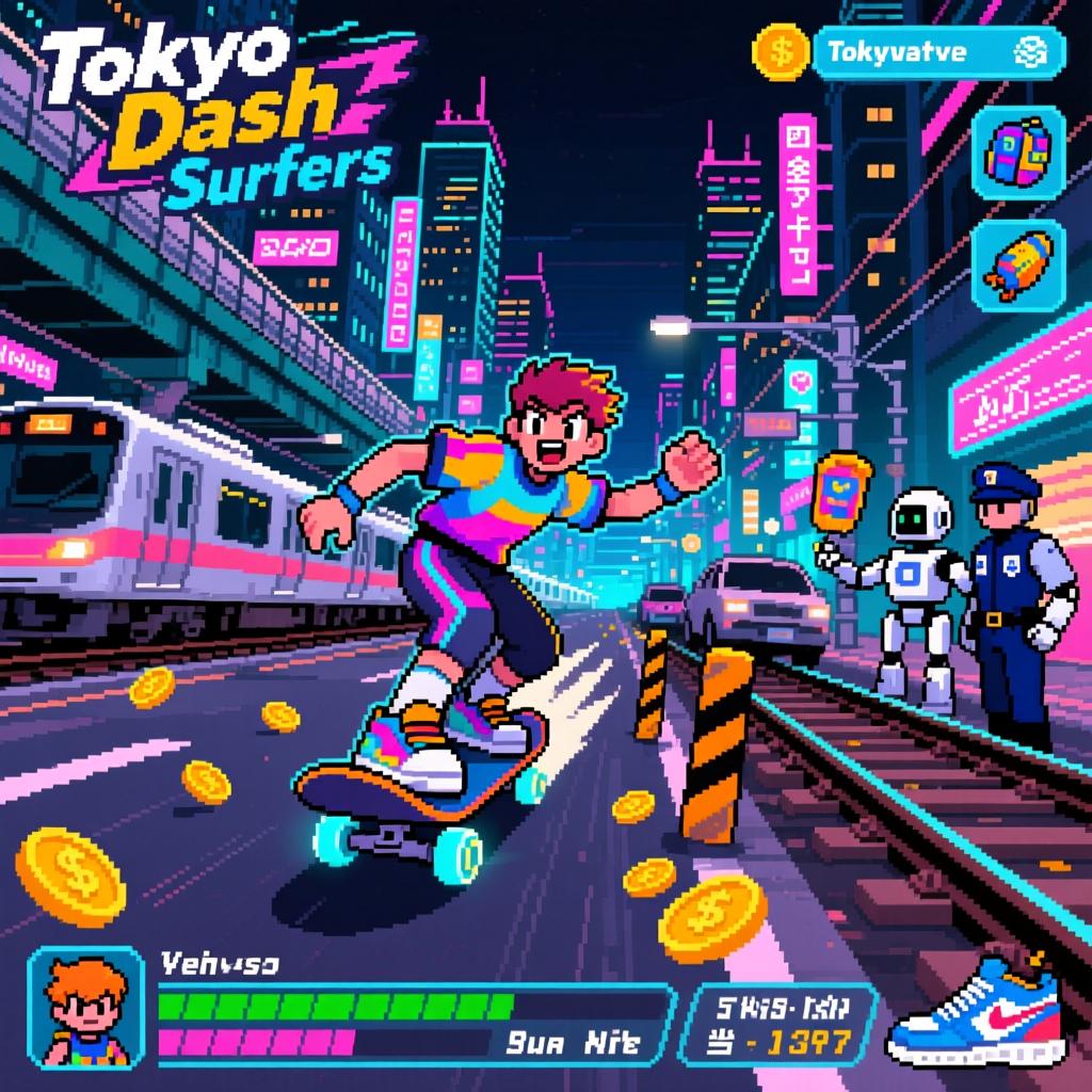 Tokyo Dash Surfers