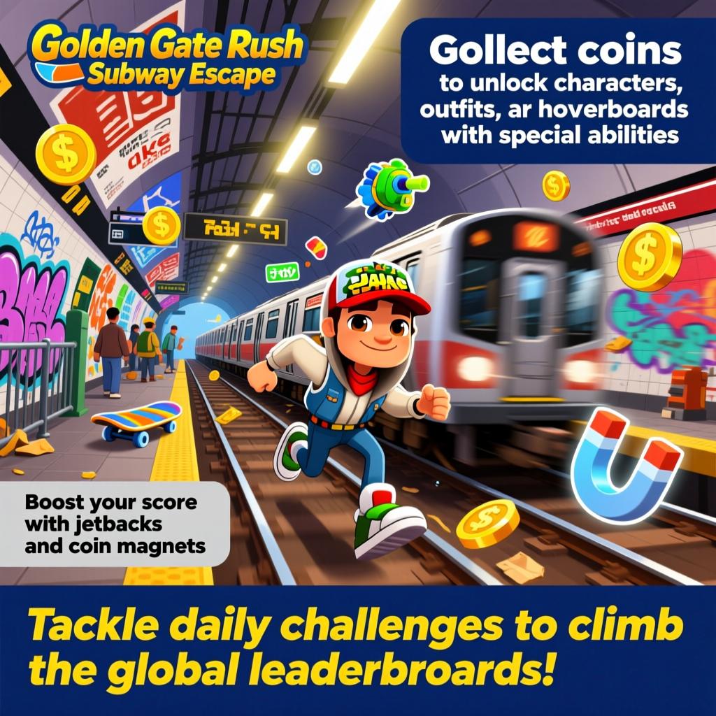 Golden Gate Rush Subway Escape