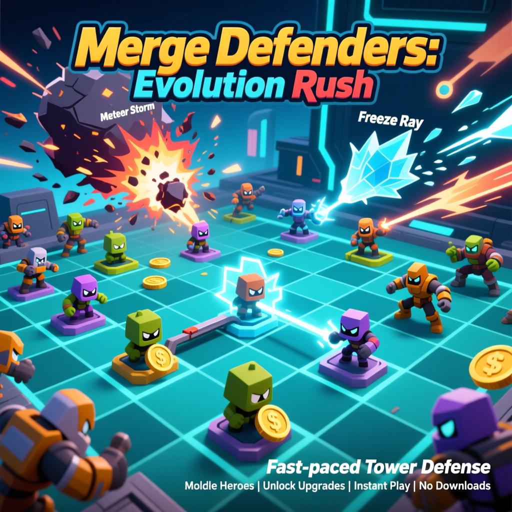 Merge Defenders Evolution Rush