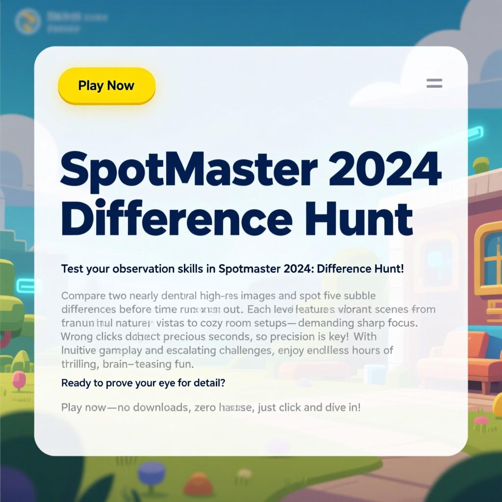 SpotMaster 2024 Difference Hunt
