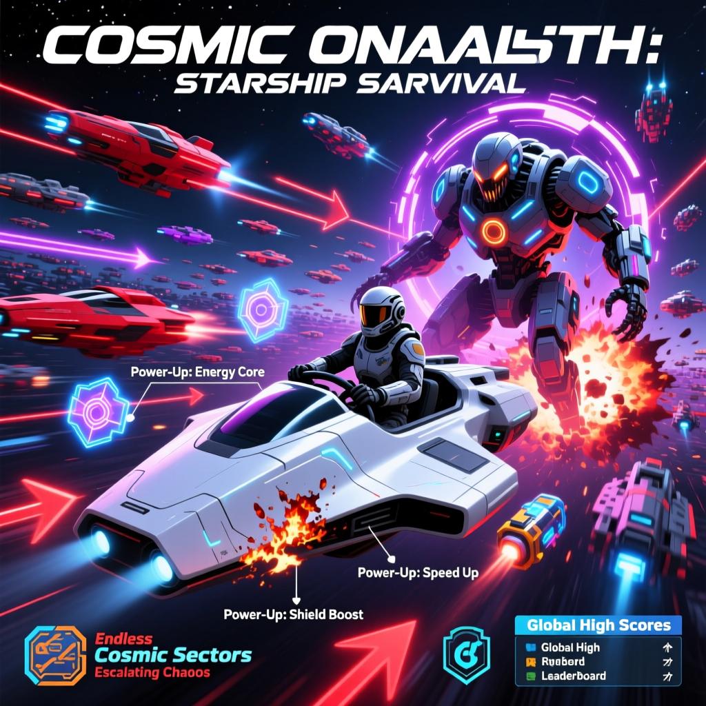 Cosmic Onslaught Starship Survival