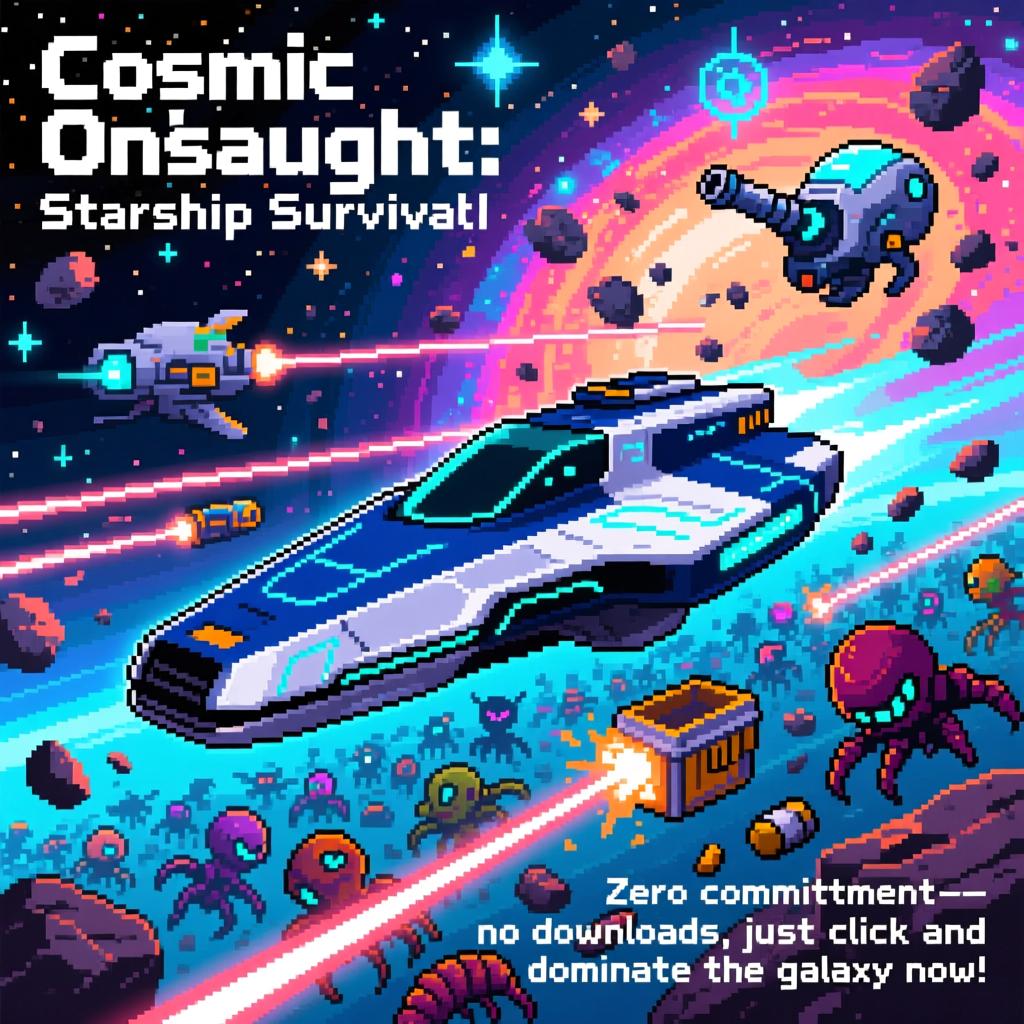 Cosmic Onslaught Starship Survival